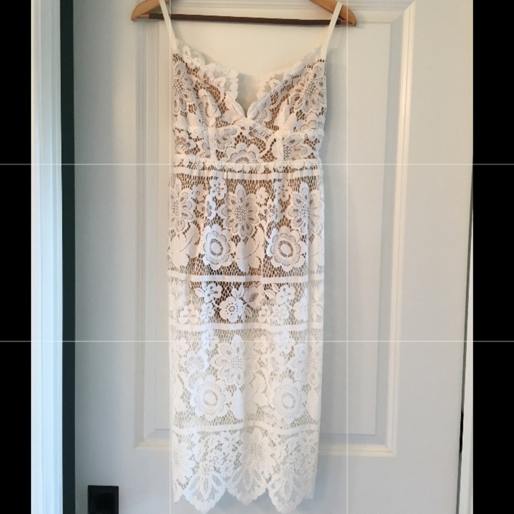 For Love And Lemons sheer summer cocktail dress